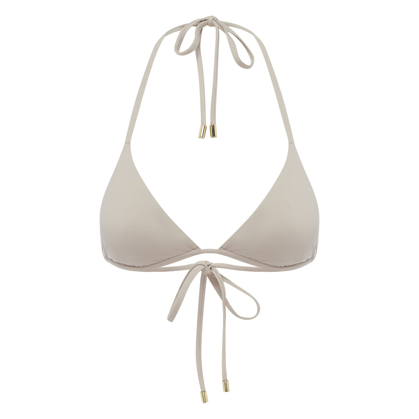 Nude Beige Latte Coffee Triangle seamless bikini top A B C D DD E F cup