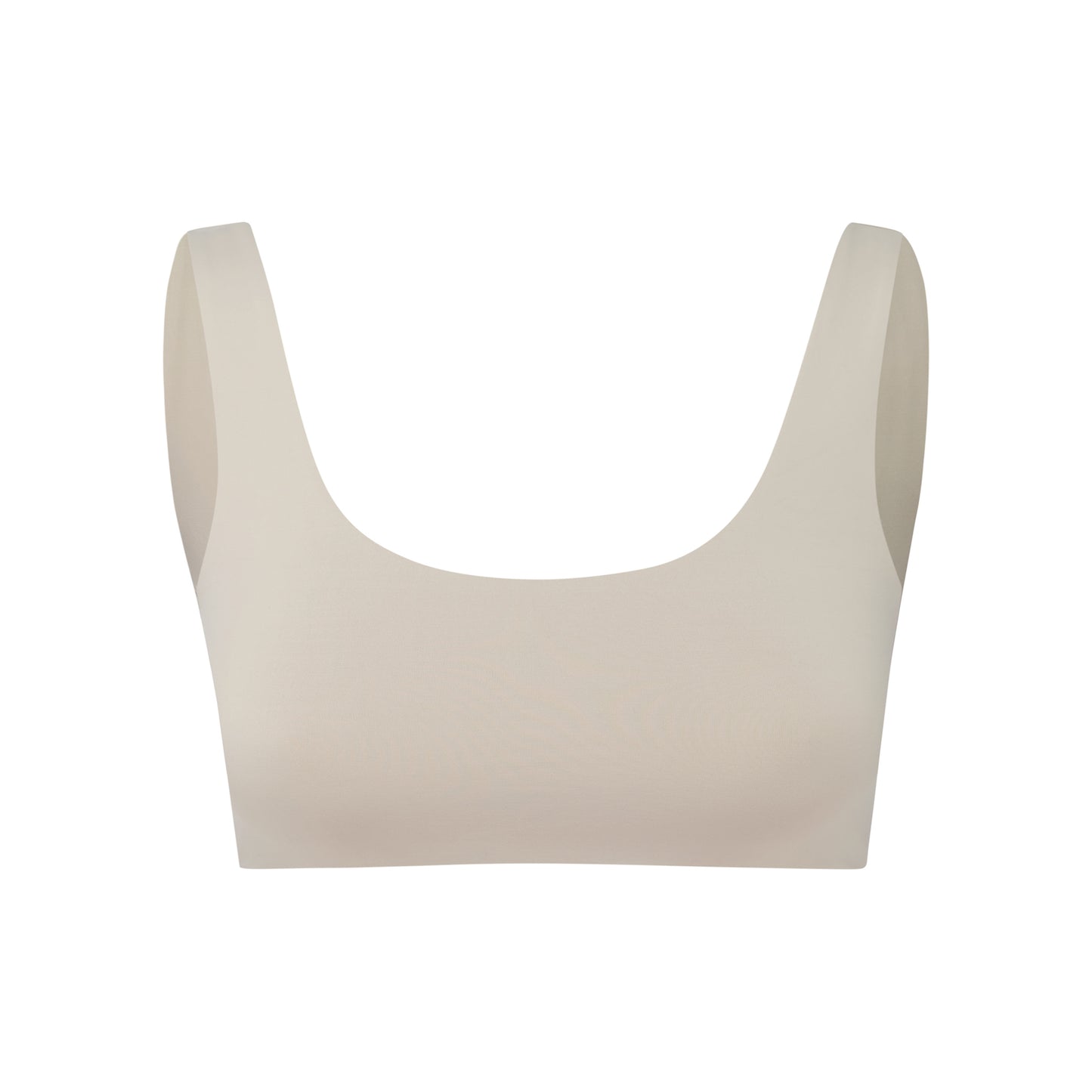 Beige Nude Coffee Latte crop bikini top supportive seamless lifts bust A B C D DD E F cup