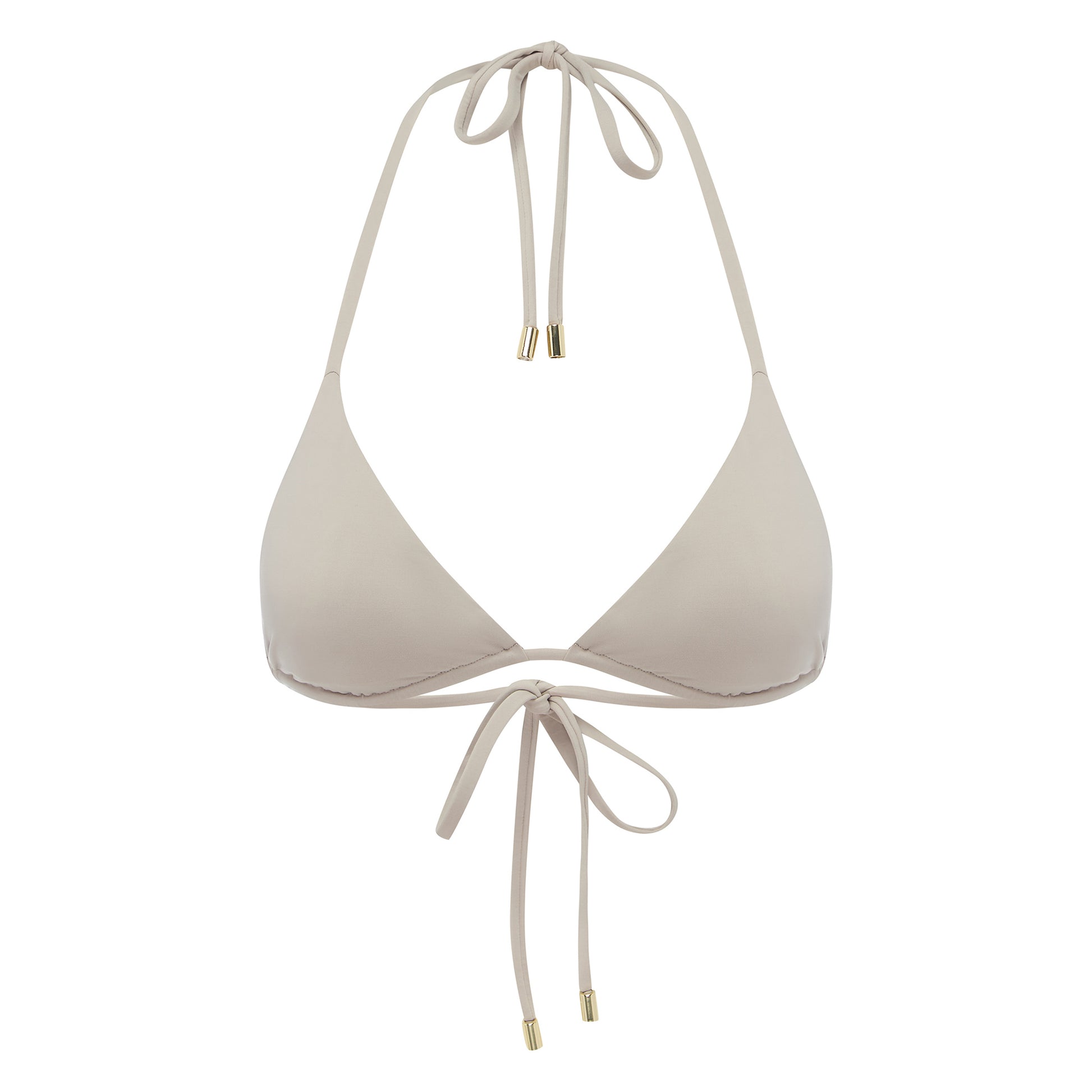 Nude Beige Latte Coffee Triangle seamless bikini top A B C D DD E F cup